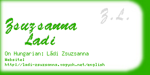 zsuzsanna ladi business card