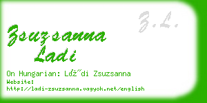 zsuzsanna ladi business card